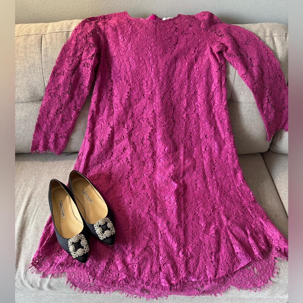🩷🩷🩷Adam Lippes Collection Lace Trapeze Dress